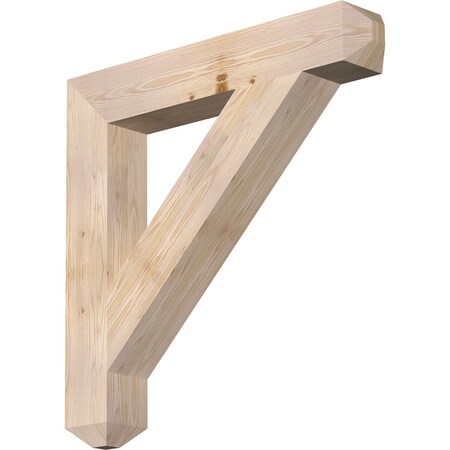 Ekena Millwork Traditional Craftsman Smooth Bracket, Douglas Fir, 5 1/2"W x 36"D x 36"H BKT06X36X36TRA04SDF